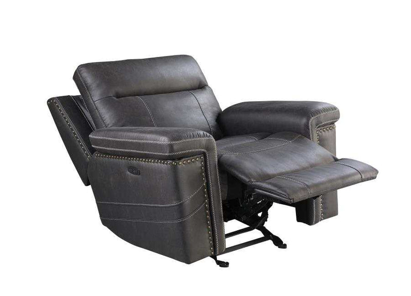 Wixom - Charcoal - Power^2 Glider Recliner - Ornate Home