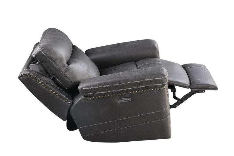 Wixom - Charcoal - Power^2 Glider Recliner - Ornate Home