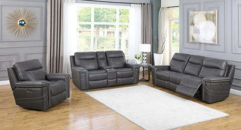 Wixom - Charcoal - Power^2 Glider Recliner - Ornate Home