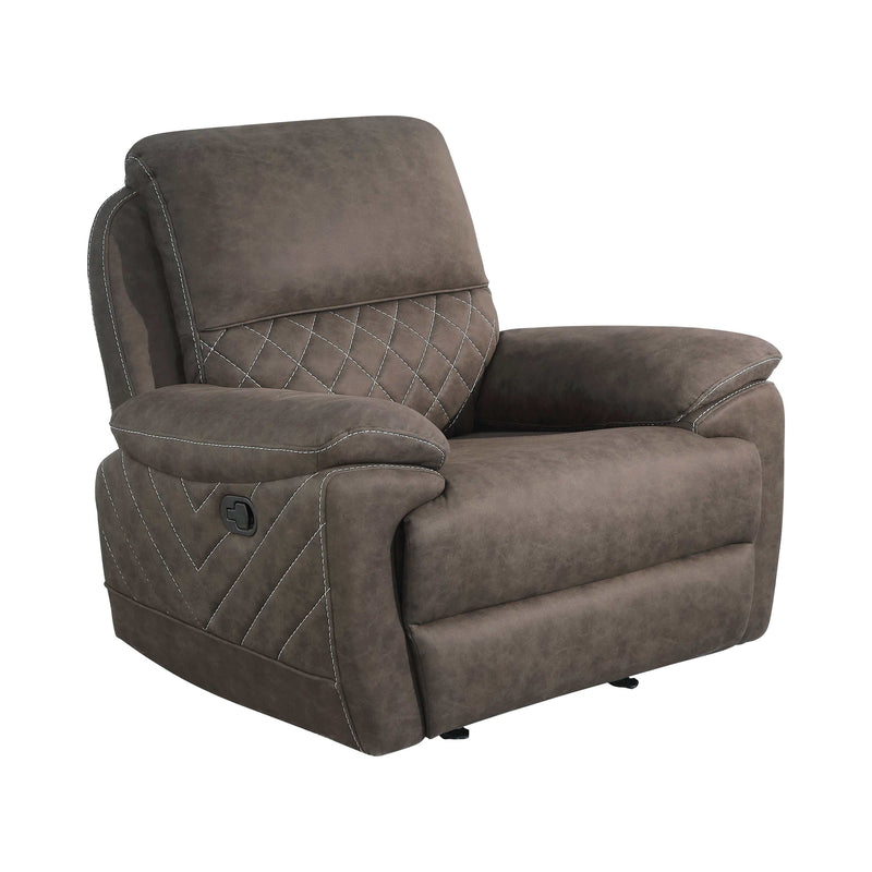 Variel - Taupe - Glider Recliner - Ornate Home