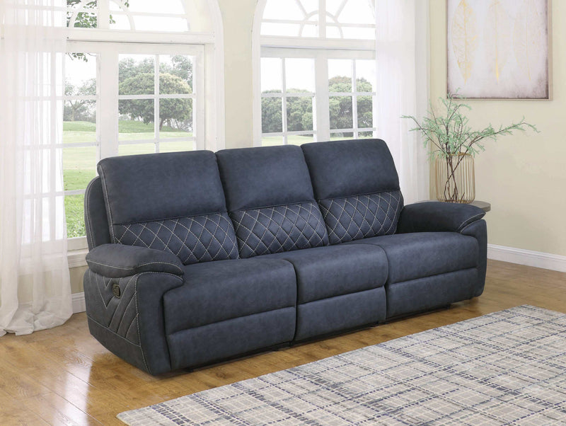 Variel - Blue -  Motion Sofa - Ornate Home