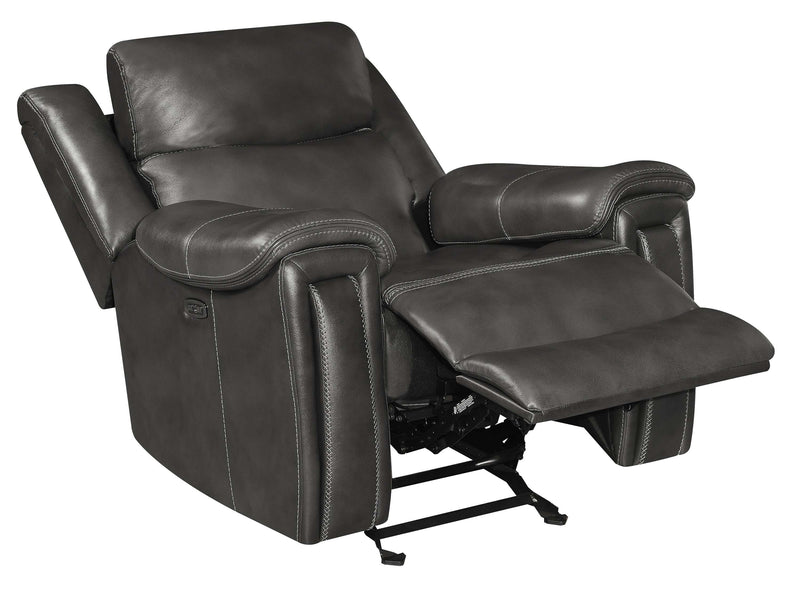 Shallowford - Hand Rubbed Charcoal - Power^2 Glider Recliner - Ornate Home