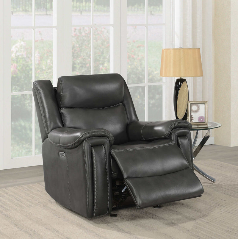 Shallowford - Hand Rubbed Charcoal - Power^2 Glider Recliner - Ornate Home