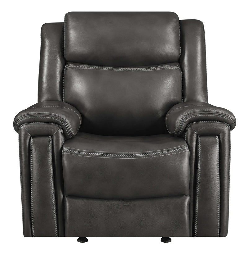 Shallowford - Hand Rubbed Charcoal - Power^2 Glider Recliner - Ornate Home