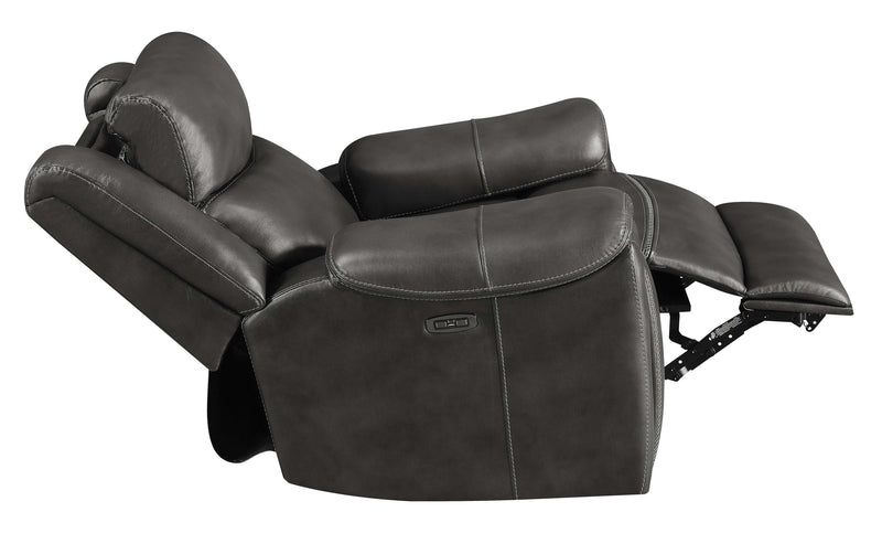 Shallowford - Hand Rubbed Charcoal - Power^2 Glider Recliner - Ornate Home