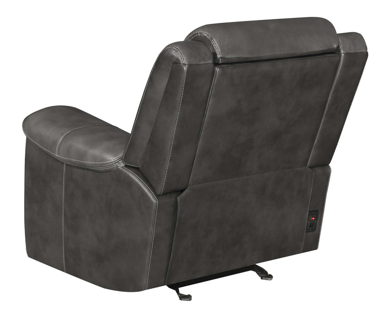 Shallowford - Hand Rubbed Charcoal - Power^2 Glider Recliner - Ornate Home