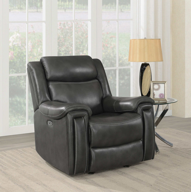 Shallowford - Hand Rubbed Charcoal - Power^2 Glider Recliner - Ornate Home