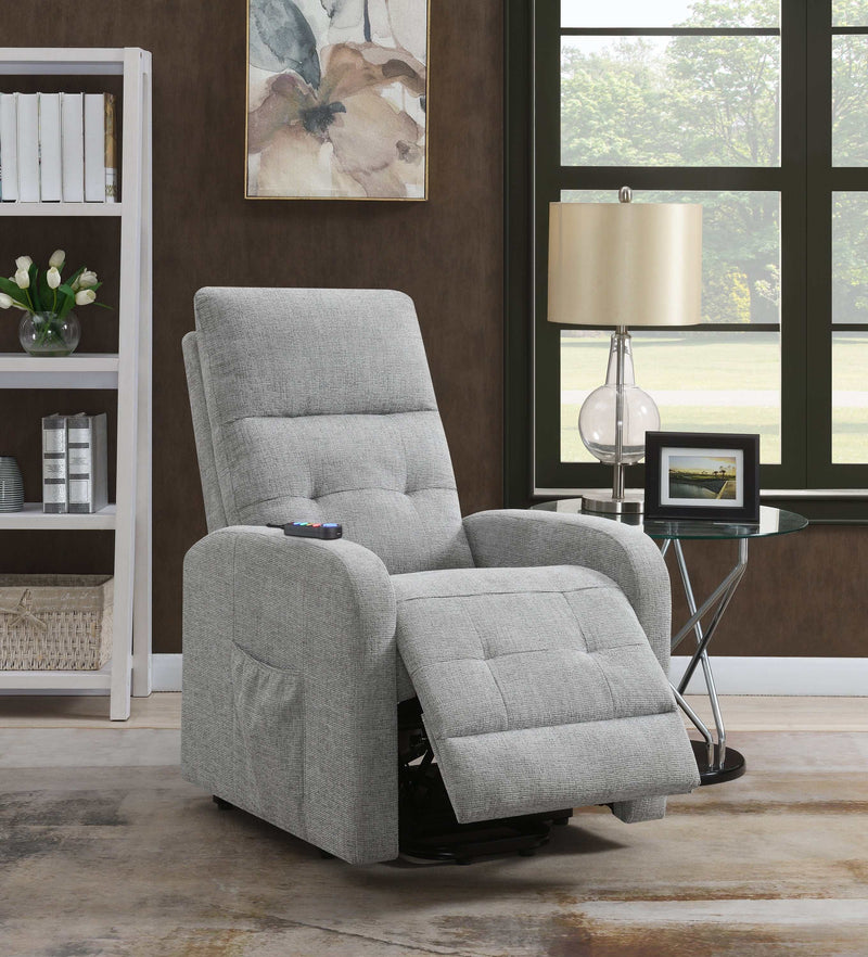 Piotr - Grey - Power Lift Recliner - Ornate Home