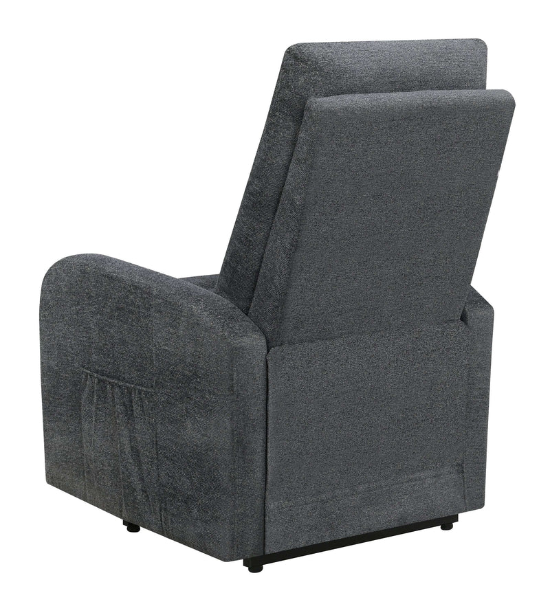 Piotr - Charcoal - Power Lift Recliner - Ornate Home