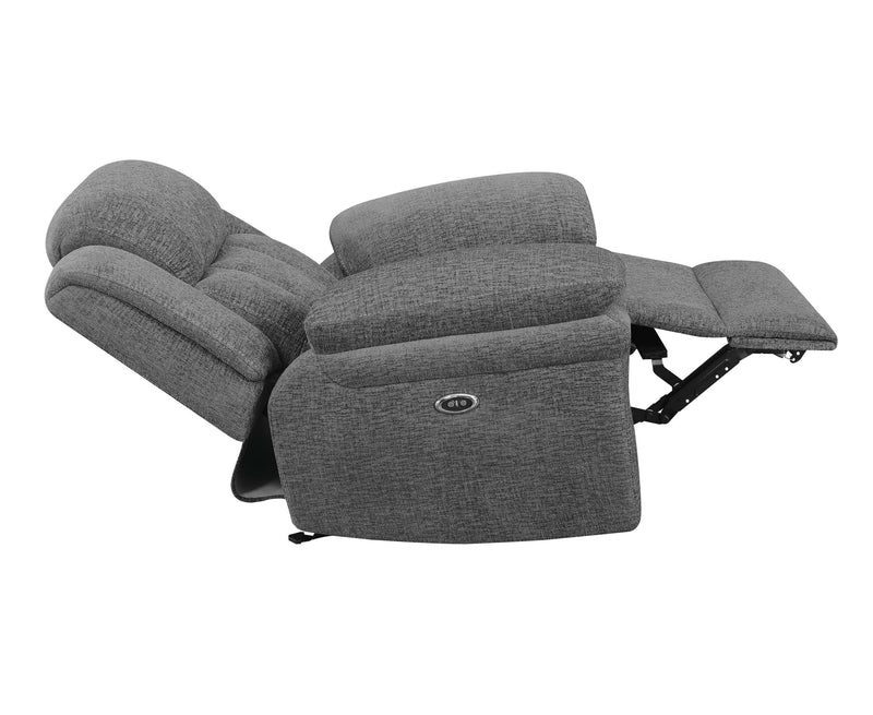 Bahrain - Charcoal - Power Glider Recliner - Ornate Home