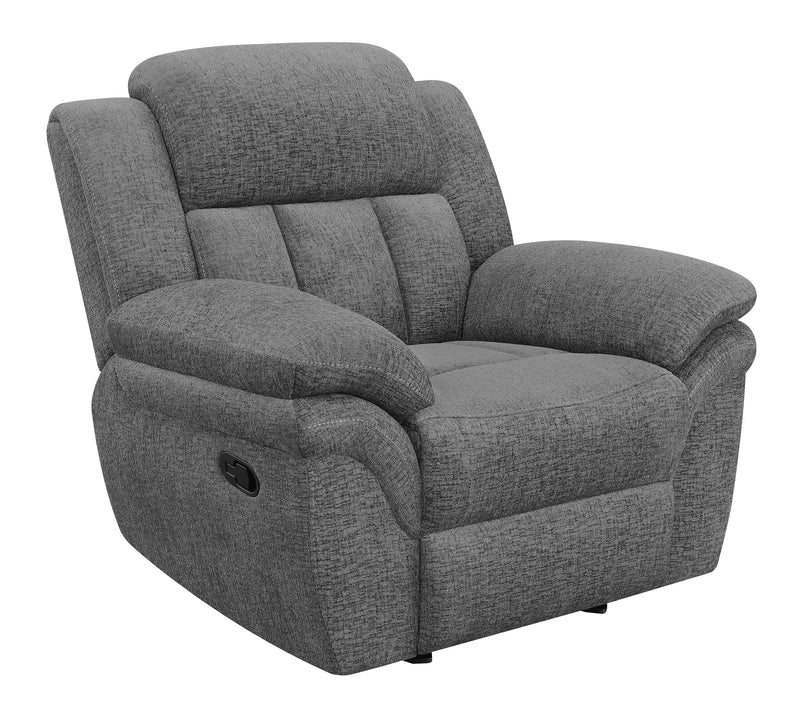 Bahrain - Charcoal - Glider Recliner - Ornate Home