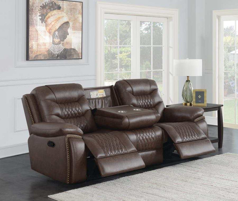 Flamenco - Brown - Motion Sofa - Ornate Home