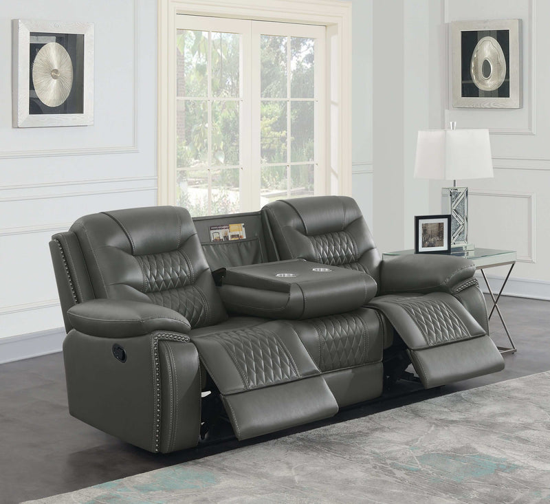 Flamenco - Charcoal - Motion Sofa - Ornate Home