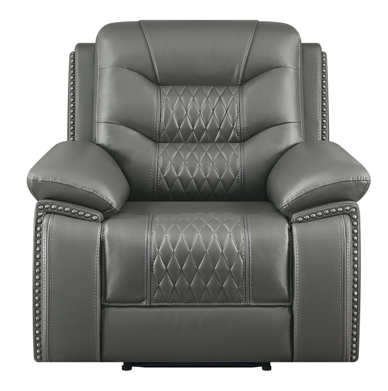 Flamenco - Charcoal - Power Recliner - Ornate Home