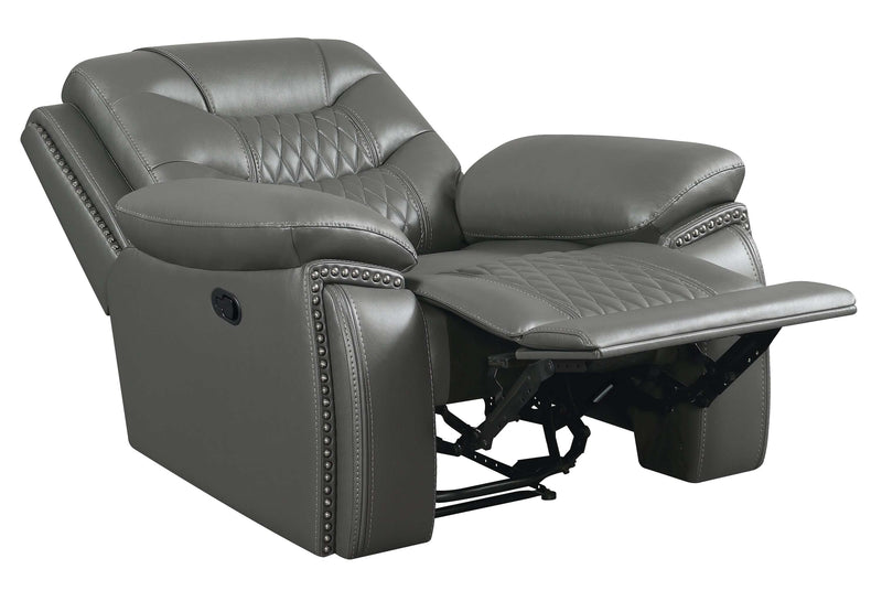 Flamenco - Charcoal - Recliner - Ornate Home