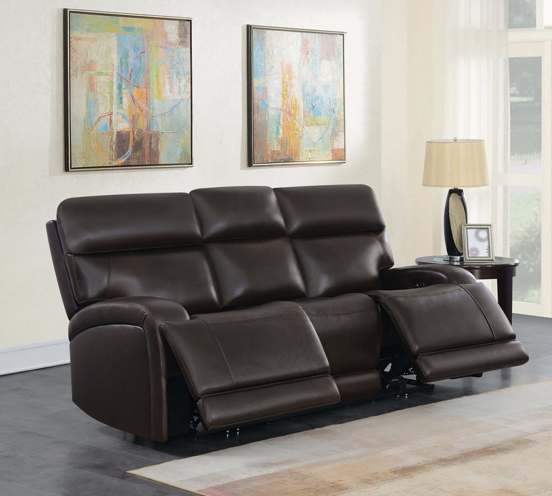 Longport - Dark Brown - Power Sofa - Ornate Home