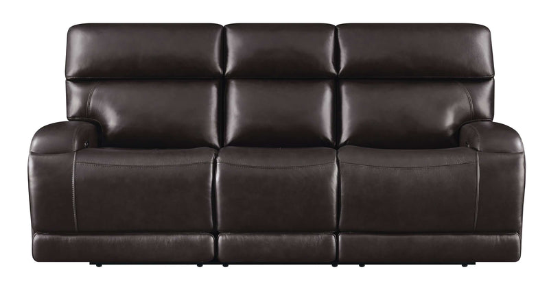 Longport - Dark Brown - Power Sofa - Ornate Home