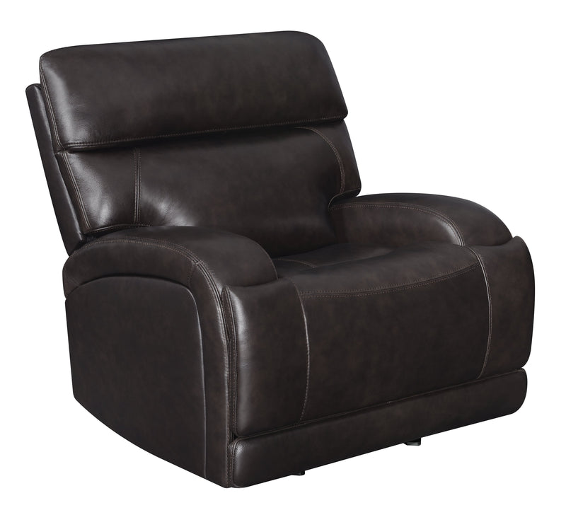 Longport - Dark Brown - Glider Recliner - Ornate Home