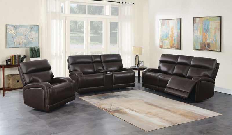 Longport - Dark Brown - Glider Recliner - Ornate Home