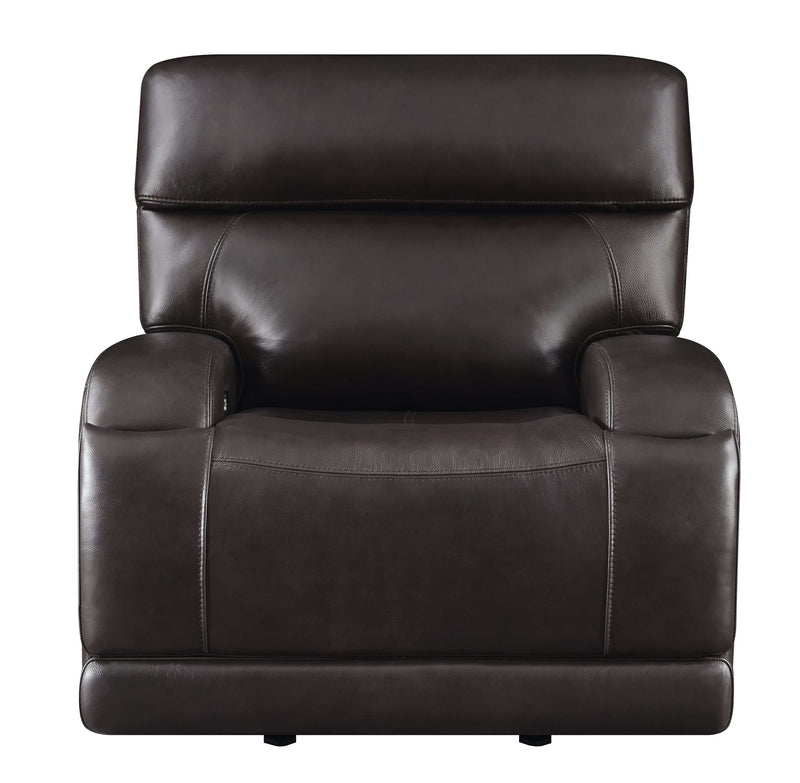 Longport - Dark Brown - Glider Recliner - Ornate Home