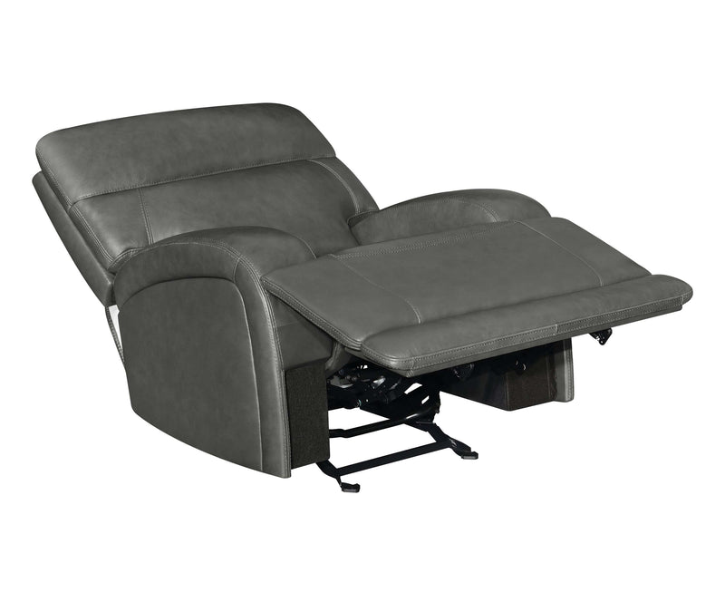 Longport - Charcoal - Power Glider Recliner - Ornate Home