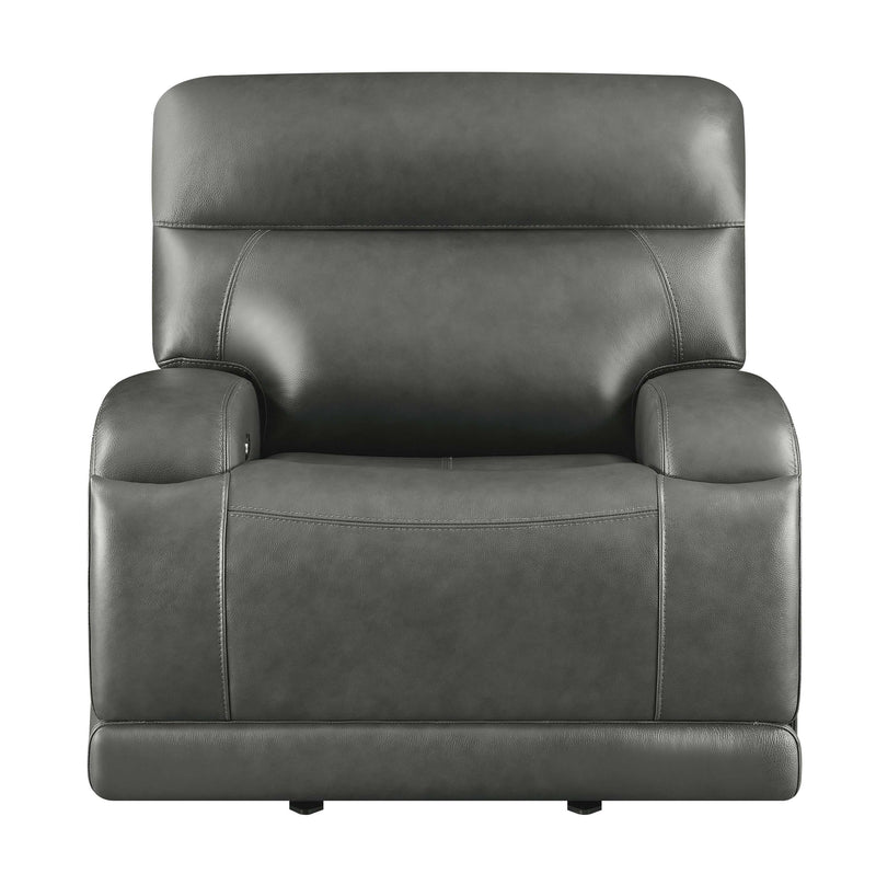 Longport - Charcoal - Power Glider Recliner - Ornate Home