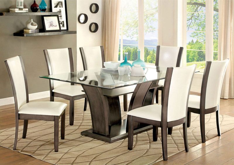 Manhattan Gray & White Dining Chair (Set of 2)