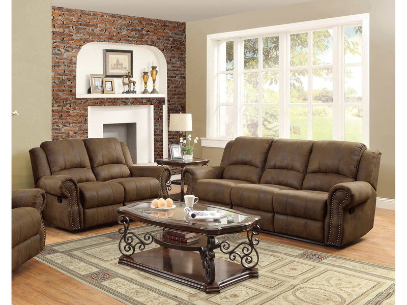 Sir Rawlinson - Buckskin Brown - 2pc Living Room Set - Ornate Home