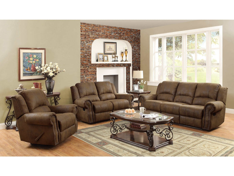 Sir Rawlinson - Buckskin Brown - 3pc Living Room Set - Ornate Home