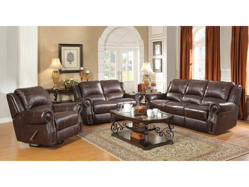 Sir Rawlinson - Dark Brown - 3pc Living Room Set - Ornate Home