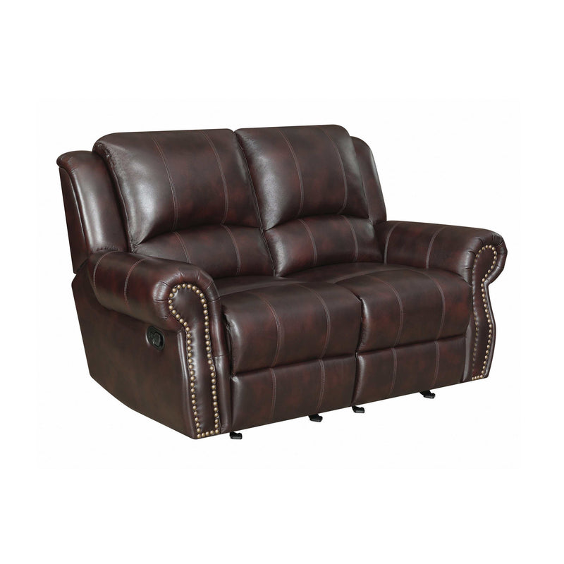 Sir Rawlinson - Dark Brown - Glider Loveseat - Ornate Home