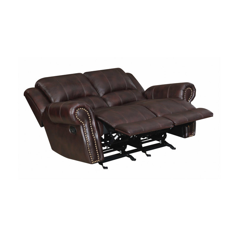 Sir Rawlinson - Dark Brown - Glider Loveseat - Ornate Home