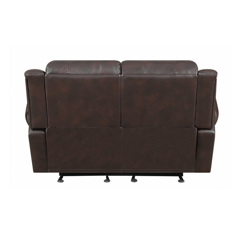 Sir Rawlinson - Dark Brown - Glider Loveseat - Ornate Home