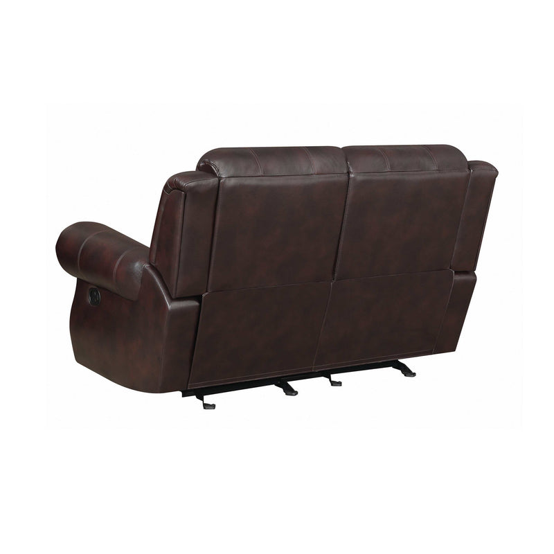 Sir Rawlinson - Dark Brown - Glider Loveseat - Ornate Home