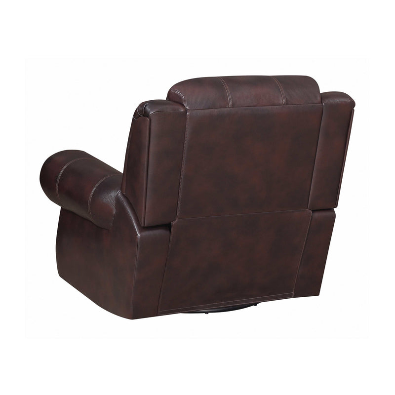 Sir Rawlinson - Dark Brown - Swivel Rocker Recliner - Ornate Home