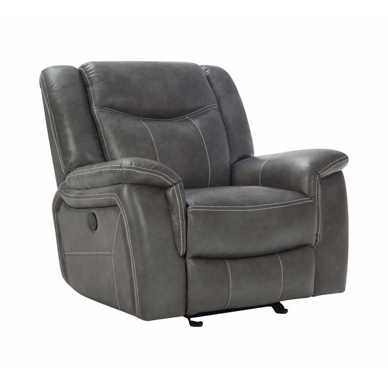 Conrad - Grey - Power Recliner - Ornate Home