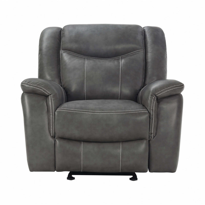 Conrad - Grey - Motion Glider Recliner - Ornate Home