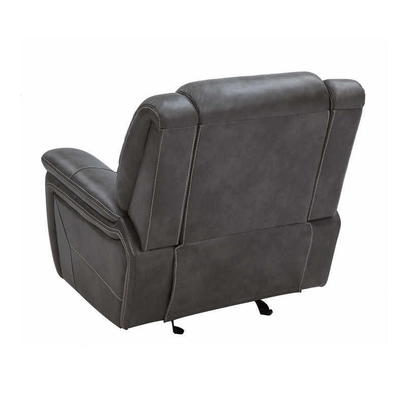 Conrad - Grey - Motion Glider Recliner - Ornate Home