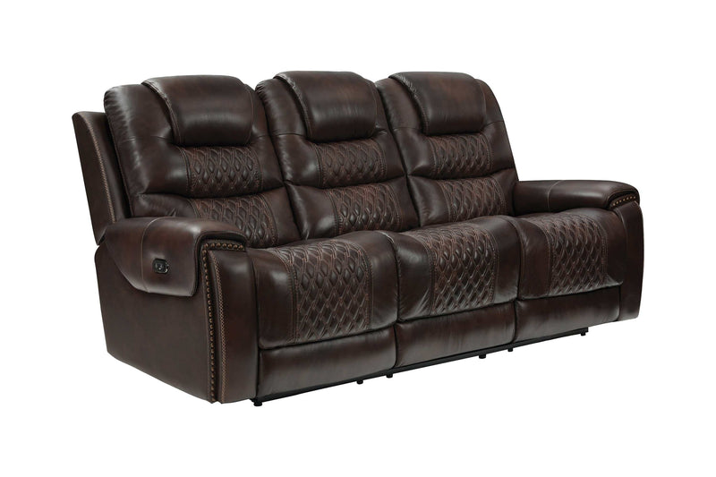 North - Dark Brown - Power^2 Sofa - Ornate Home