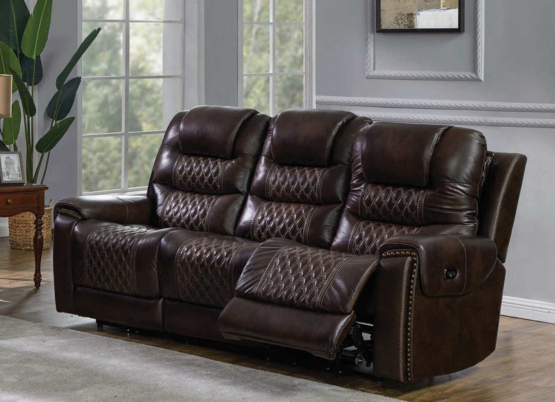 North - Dark Brown - Power^2 Sofa - Ornate Home