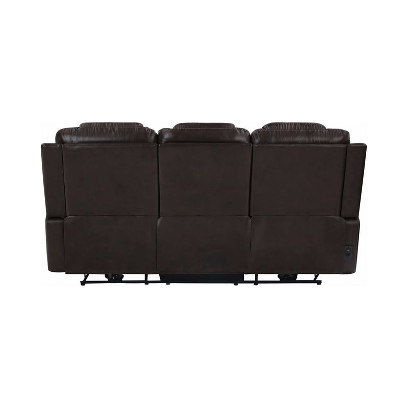 North - Dark Brown - Power^2 Sofa - Ornate Home