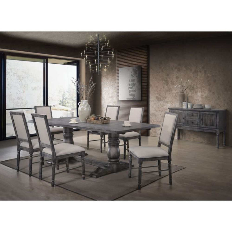 Leventis - Weathered Gray - Dining Table - Ornate Home