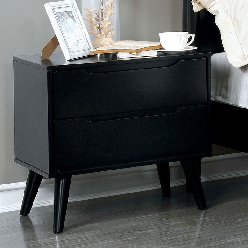 Lennart Black Nightstand