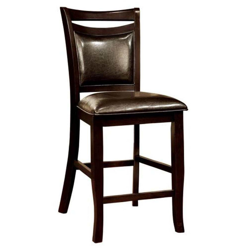 Woodside II - Espresso - Counter Height Dining Chair (Set of 2) - Ornate Home