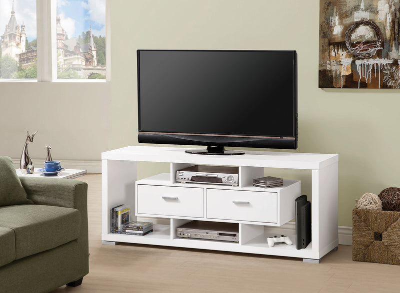 Ariad - White - TV Console - Ornate Home