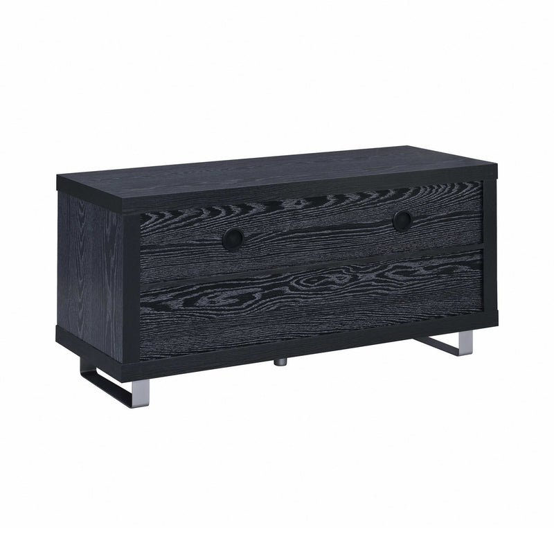 Aaran - Black Oak - 48″ 3 Drawer TV Console - Ornate Home