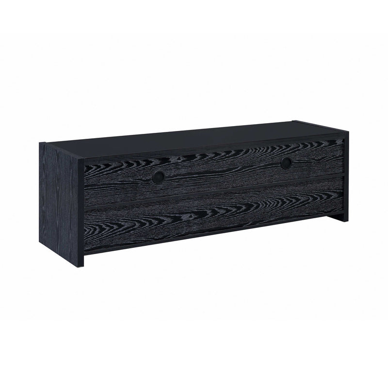 Aaran - Black Oak - 62″ 3 Drawer TV Console - Ornate Home