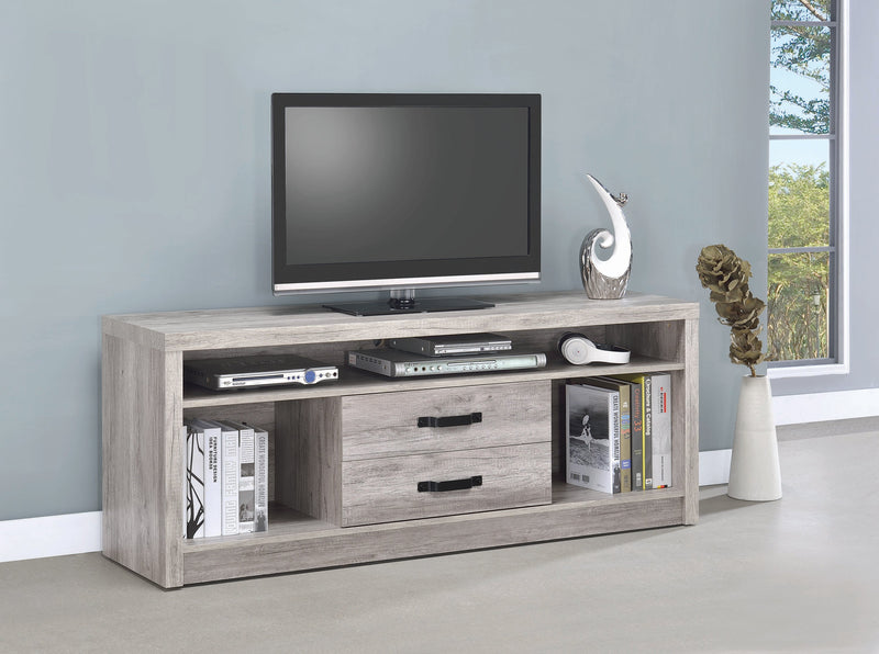 Kayla - Grey Driftwood - TV Console - Ornate Home