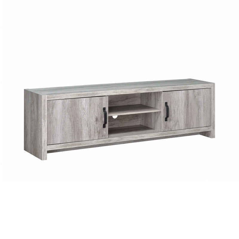 Kayla - Grey Driftwood - 71" TV Console - Ornate Home