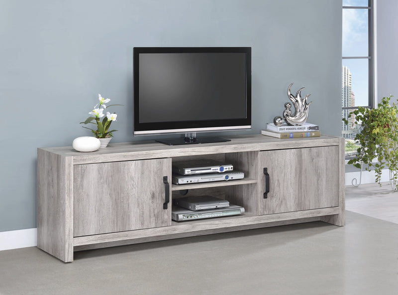 Kayla - Grey Driftwood - 71" TV Console - Ornate Home